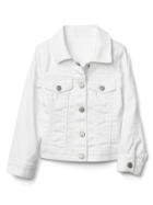Gap Stretch Stain Resistant Denim Jacket - Snow White