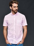 Gap Men True Wash End On End Dot Standard Fit Shirt - Primrose Pink