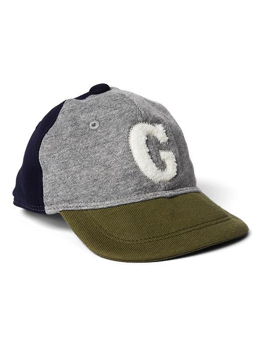 Gap Colorblock Terry Baseball Hat - Grey Heather