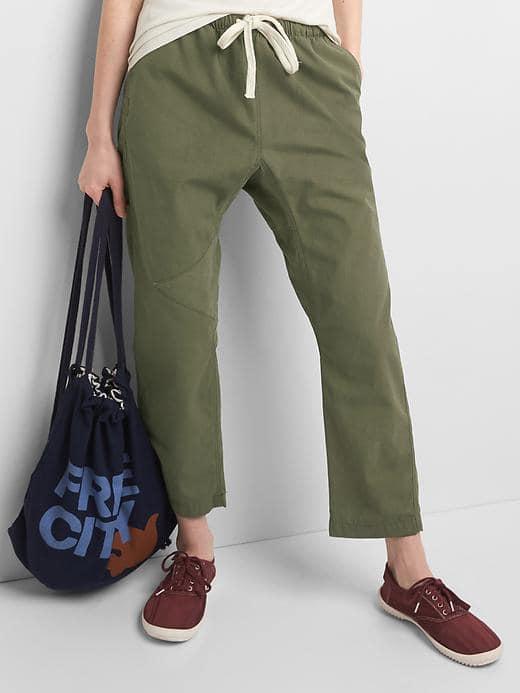 Gap Women Free City X Gap Ripstop Joggers - Monterey Cypress