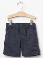 Gap Twill Camp Shorts - Vintage Navy
