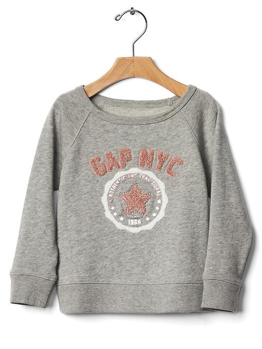 Gap City Logo Sweatshirt - Light Heather Gray