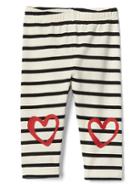 Gap Love Print Stretch Jersey Leggings - True Black