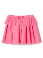 Gap Tiered Tulle Flippy Skirt - Neon Malibu Pink
