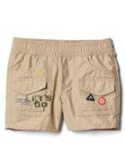 Gap Scout Patch Shorts - Sand Khaki
