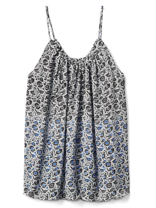 Gap Women Print Tank - Navy Print