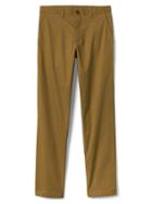 Gap Men Classic Stretch Straight Fit Khakis - Palomino Brown