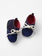 Gap Suede Lace Up High Top - Blue Track