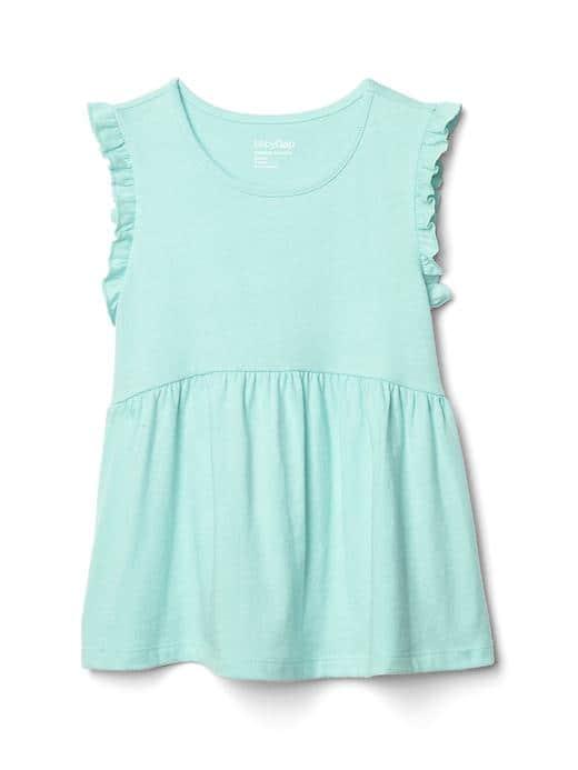 Gap Flutter Peplum Tee - Ballerina Blue