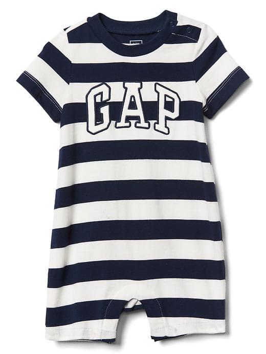 Gap Logo Stripe Shorty One Piece - Dark Night