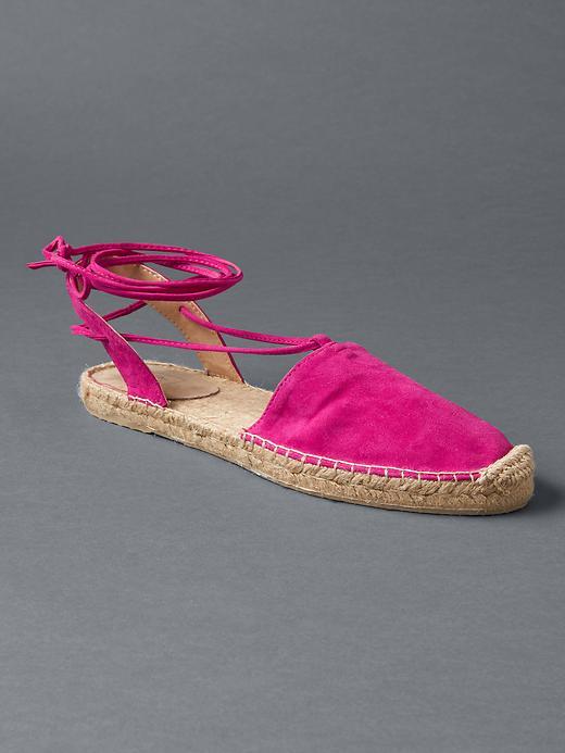 Gap Women Lace Up Espadrilles - Happy Pink
