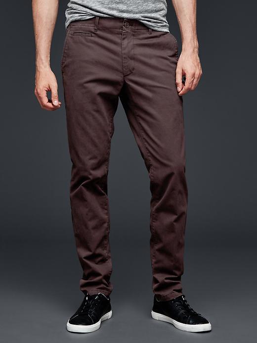 Gap Men Lived In Skinny Khaki - Wine