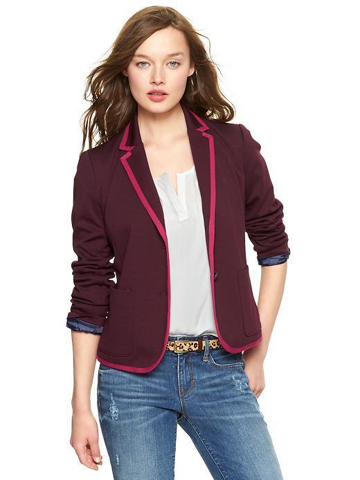 Gap Ponte Academy Blazer - Vamp Red