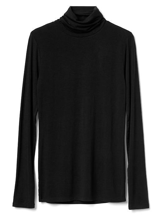 Gap Women Maximum Heat Long Sleeve Turtleneck Tee - True Black
