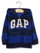Gap Pro Fleece Logo Stripe Hoodie - Elysian Blue