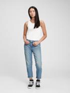 Teen High Rise Girlfriend Jeans With Washwell3