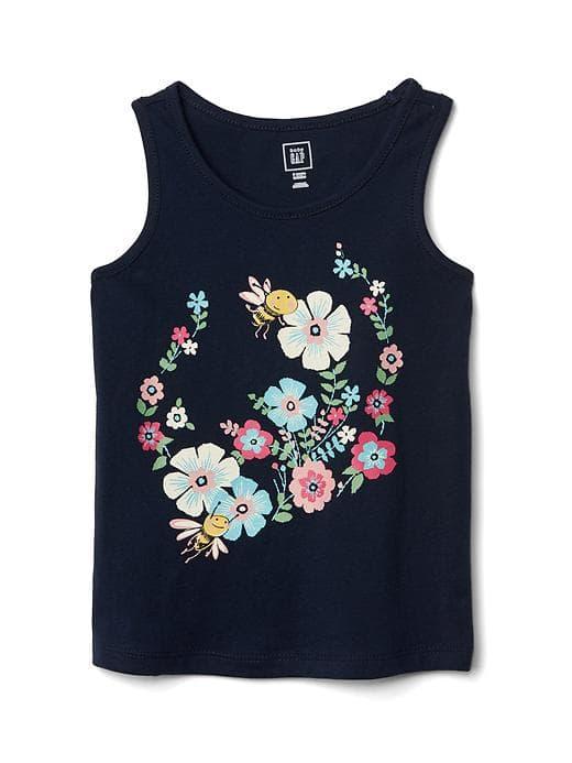 Gap Graphic Tank - Flowers