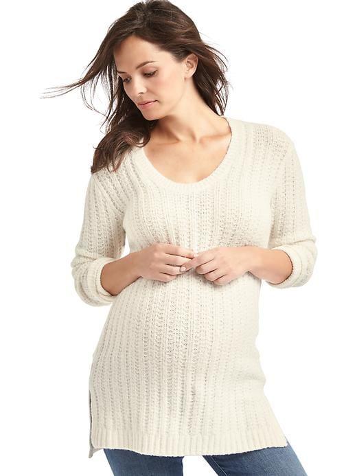 Gap Cozy Scoop Sweater Tunic - Snow Cap