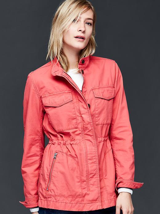 Gap Women Utility Jacket - Buoy Red