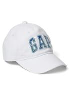 Gap Women Floral Logo Baseball Hat - White