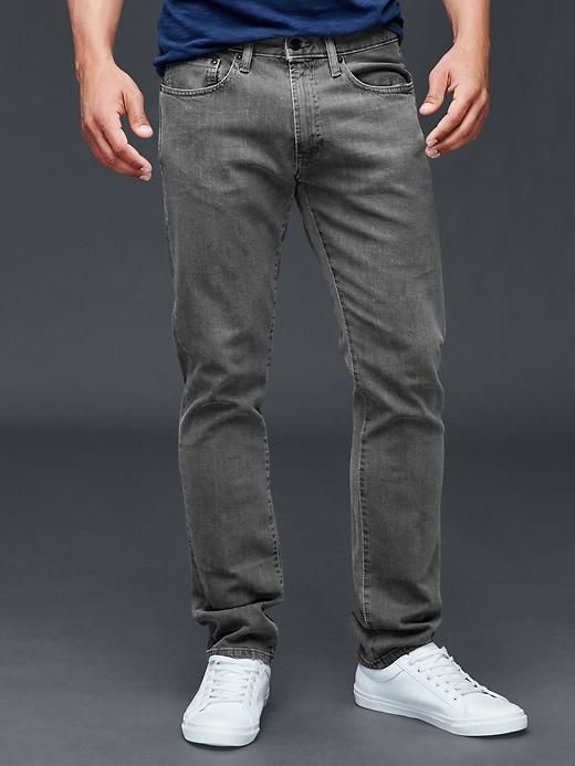 Gap Men Authentic 1969 Slim Fit Jeans - Medium Grey
