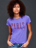 Gap Women Summer City Graphic Tee - Paris