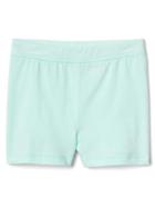 Gap Glitter Dots Stretch Jersey Cartwheel Shorts - Aqua