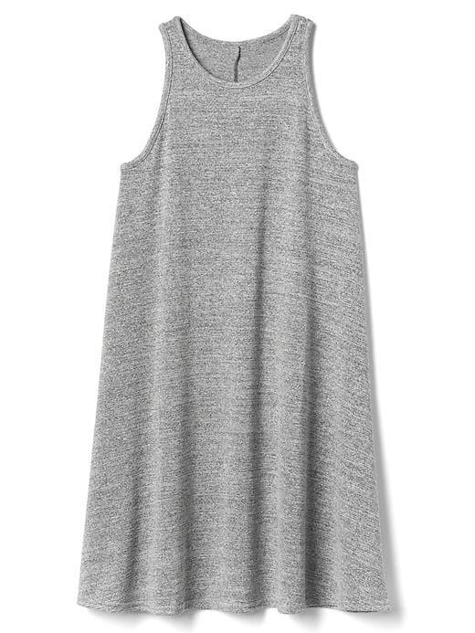 Gap Women Softspun A Line Tank Dress - Light Grey Marle