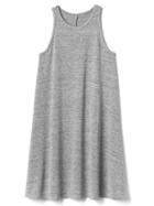 Gap Women Softspun A Line Tank Dress - Light Grey Marle