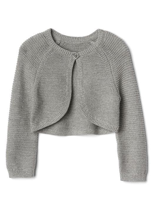 Gap Shimmer Cardigan - Grey Heather