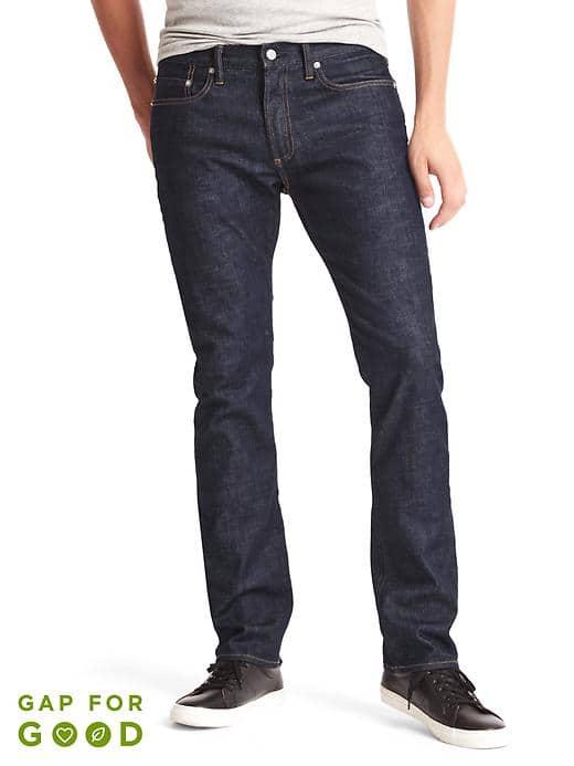 Gap Men Washwell Slim Fit Jeans - Resin Rinse