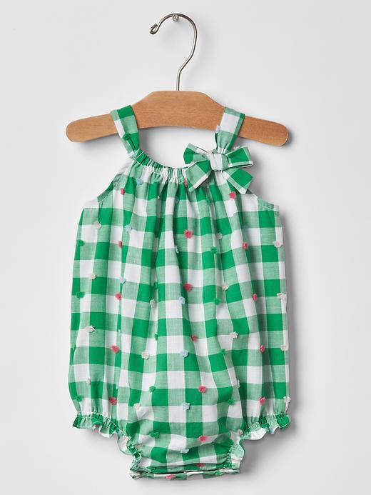 Gap Confetti Bubble One Piece - Lush Green
