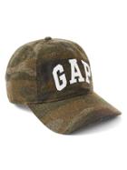 Gap Women Camo Logo Baseball Hat - Camouflage Green