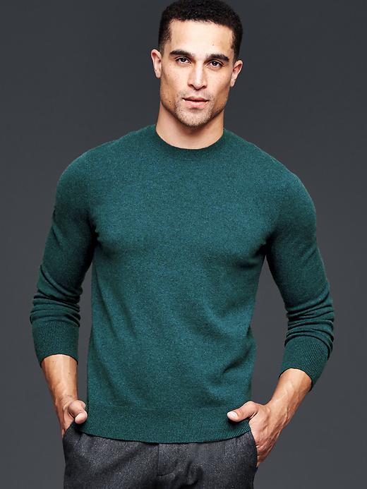 Gap Men Cashmere Crew Sweater - Everglades