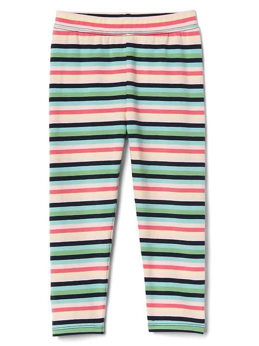 Gap Print Stretch Jersey Capris - Multi Stripe