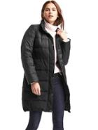 Gap Women Long Down Puffer Coat - True Black