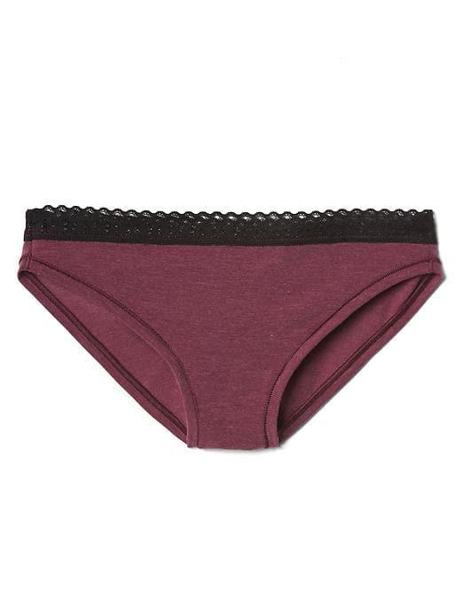 Gap Women Breathe Soft Lace Bikini - Primo Plum