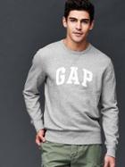 Gap Men Stencil Logo Crew Sweatshirt. - Grey