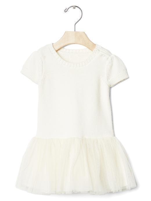 Gap Sweater Tutu Dress - Ivory Frost