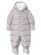 Gap Ecopuffer Down Snowsuit - Pink Floral