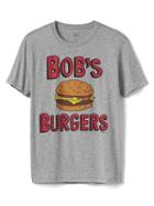 Gap Men Bob's Burgers Graphic Tee - New Heather Grey