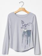 Gap Embellished Graphic Tee - Hint Of Lilac