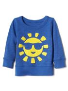 Gap Sunny Slub Pullover - Matisse Blue