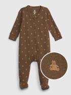 Baby 100% Organic Cotton Brannan Bear Footed One-piece