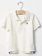 Gap Solid Pique Polo - New Off White