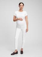 Maternity Inset Panel Skinny Jeans With Washwell