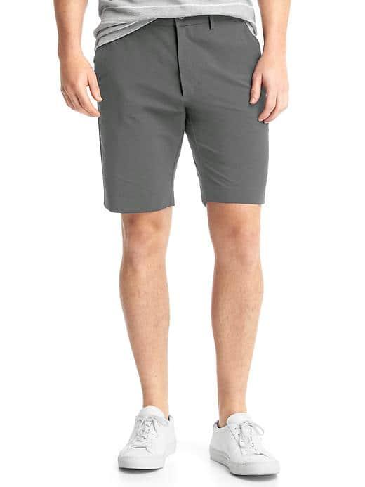 Gap Performance Stretch Khaki Shorts 10 - Pavement