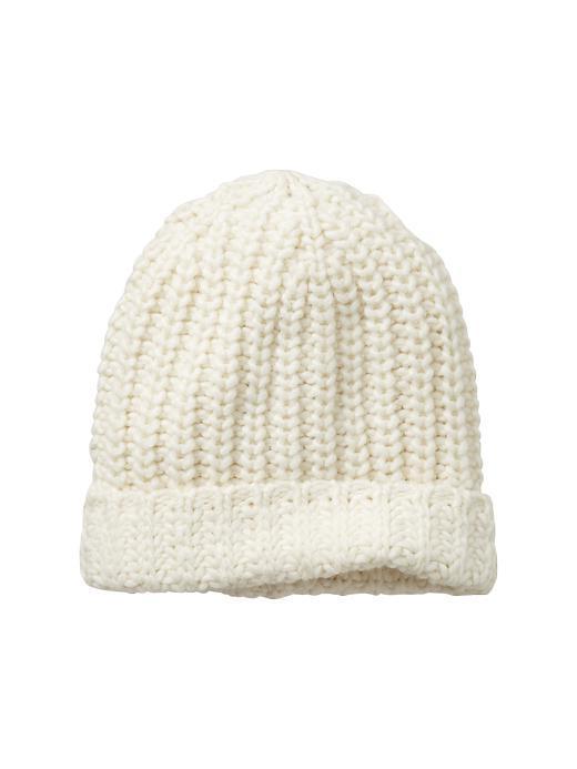 Gap Women Ribbed Hat - Cream