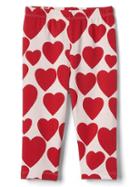 Gap Love Print Stretch Jersey Leggings - Ivory Frost