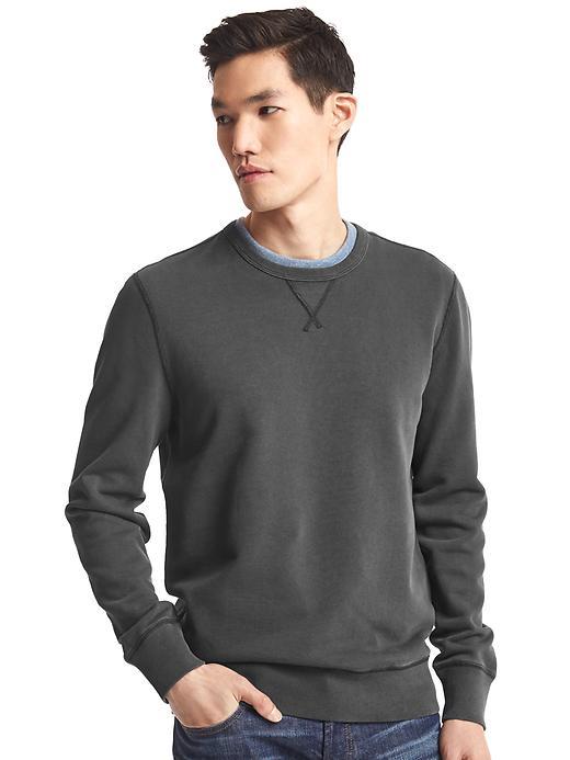 Gap Men Sun Wash Crew Sweatshirt - Moonless Night
